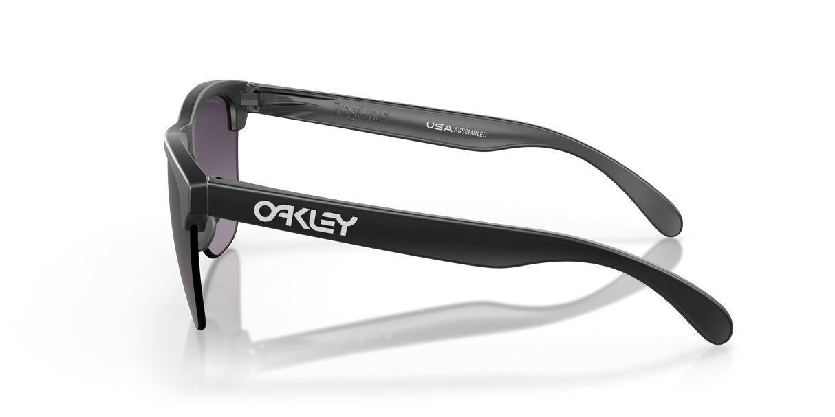Oakley Frogskins Lite - Matte Black Frame with Prizm Grey Gradient Lens-Sunglasses-troggs.com