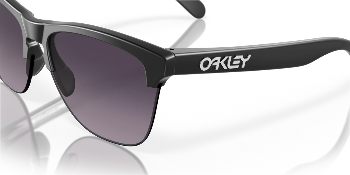 Oakley Frogskins Lite - Matte Black Frame with Prizm Grey Gradient Lens-Sunglasses-troggs.com