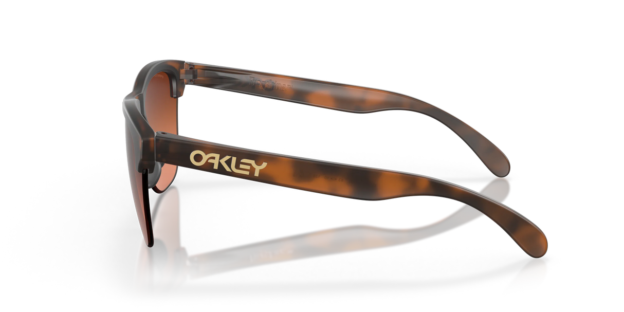Oakley Frogskins Lite - Matte Brown Tortoise Frame with Prizm Brown Gradient Lens-Sunglasses-troggs.com