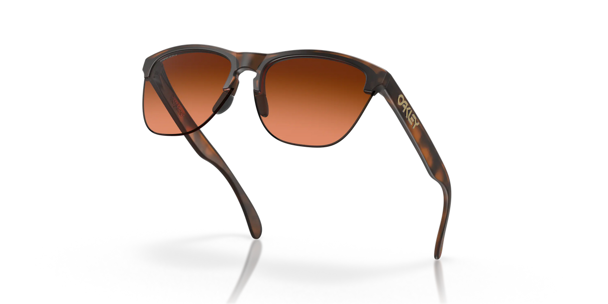 Oakley Frogskins Lite - Matte Brown Tortoise Frame with Prizm Brown Gradient Lens-Sunglasses-troggs.com