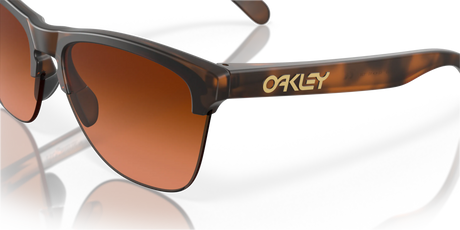 Oakley Frogskins Lite - Matte Brown Tortoise Frame with Prizm Brown Gradient Lens-Sunglasses-troggs.com