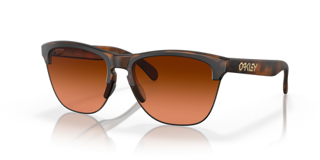 Oakley Frogskins Lite - Matte Brown Tortoise Frame with Prizm Brown Gradient Lens-Sunglasses-troggs.com