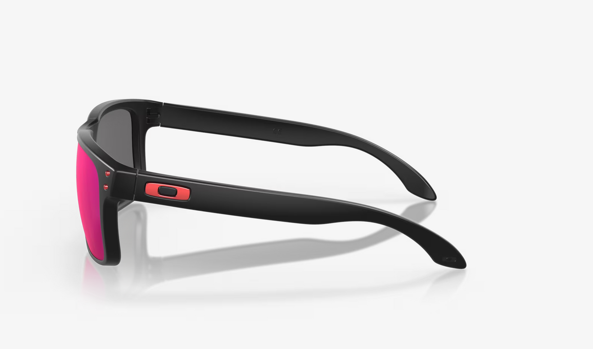 Oakley Holbrook - Matte Black Frame with Positive Red Iridium Lens-troggs.com