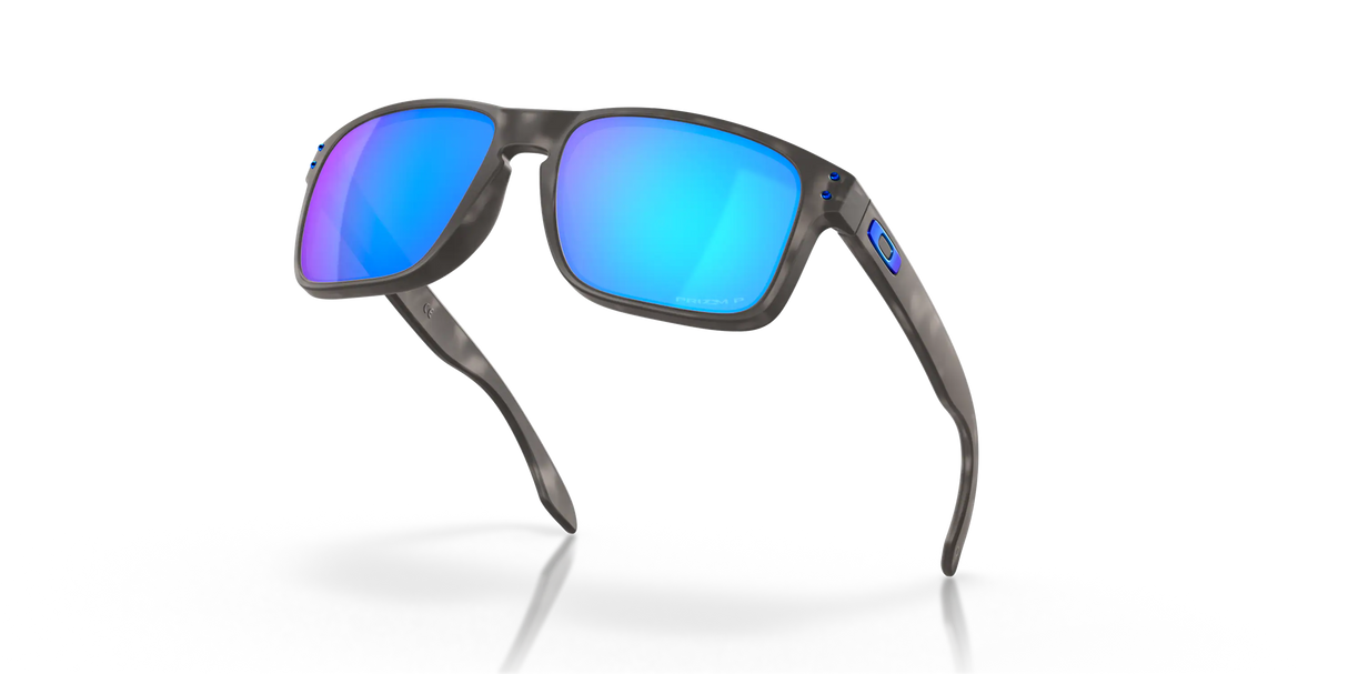 Oakley Holbrook - Matte Black Tortoise Frame with Prizm Sapphire Polarized Lens-Sunglasses-troggs.com