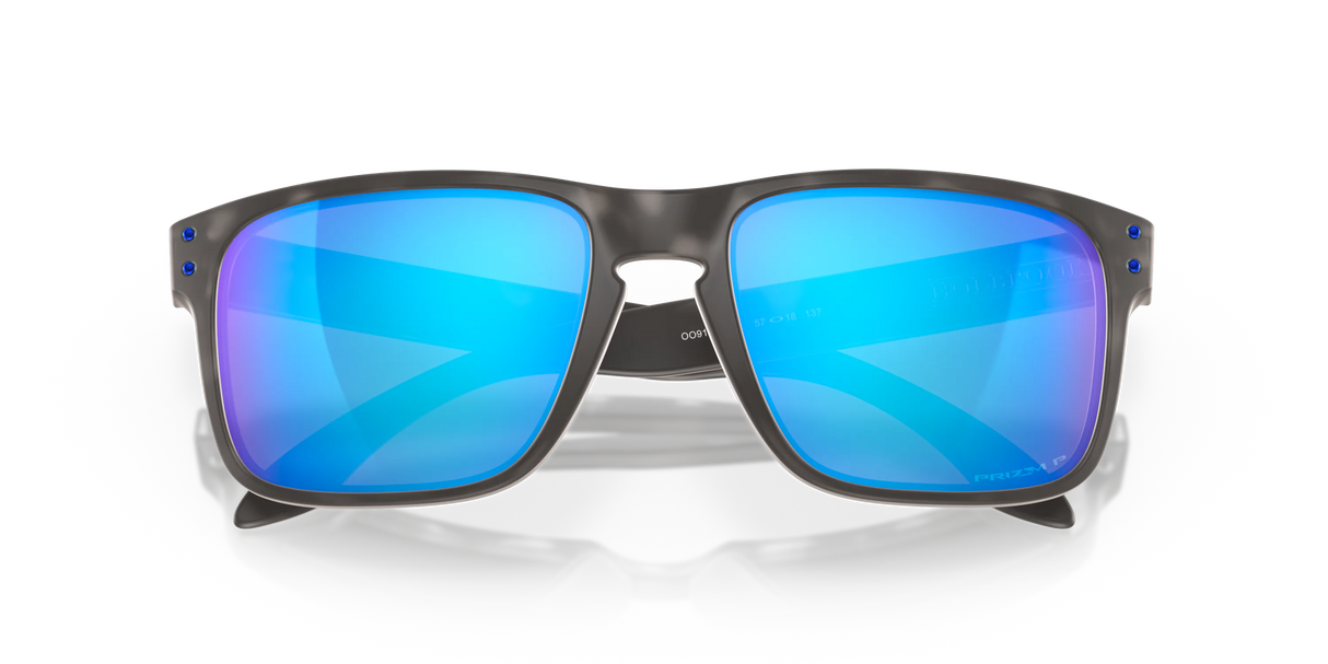 Oakley Holbrook - Matte Black Tortoise Frame with Prizm Sapphire Polarized Lens-Sunglasses-troggs.com