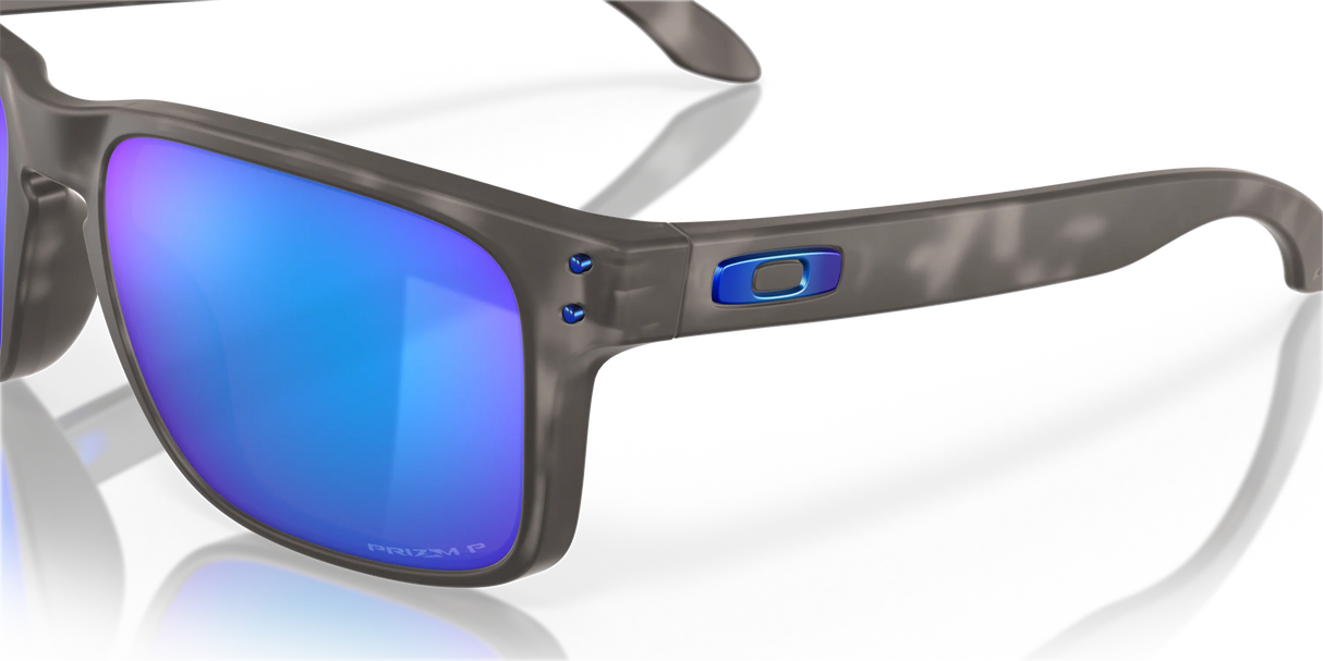 Oakley Holbrook - Matte Black Tortoise Frame with Prizm Sapphire Polarized Lens-Sunglasses-troggs.com