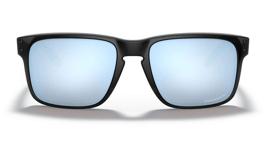 Oakley Holbrook - Polished Black Frame with Prizm Deep Water Polar Lens-Sunglasses-troggs.com