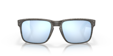 Oakley Holbrook - Woodgrain Frame with Prizm Deep Water Polarized Lens-Sunglasses-troggs.com