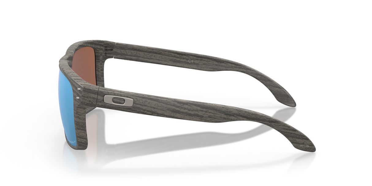 Oakley Holbrook - Woodgrain Frame with Prizm Deep Water Polarized Lens-Sunglasses-troggs.com