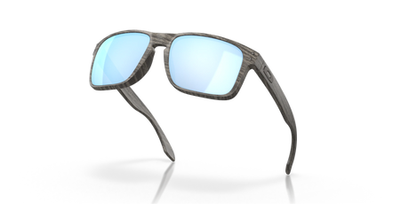 Oakley Holbrook - Woodgrain Frame with Prizm Deep Water Polarized Lens-Sunglasses-troggs.com