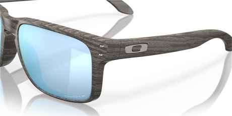 Oakley Holbrook - Woodgrain Frame with Prizm Deep Water Polarized Lens-Sunglasses-troggs.com