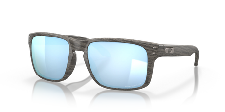 Oakley Holbrook - Woodgrain Frame with Prizm Deep Water Polarized Lens-Sunglasses-troggs.com