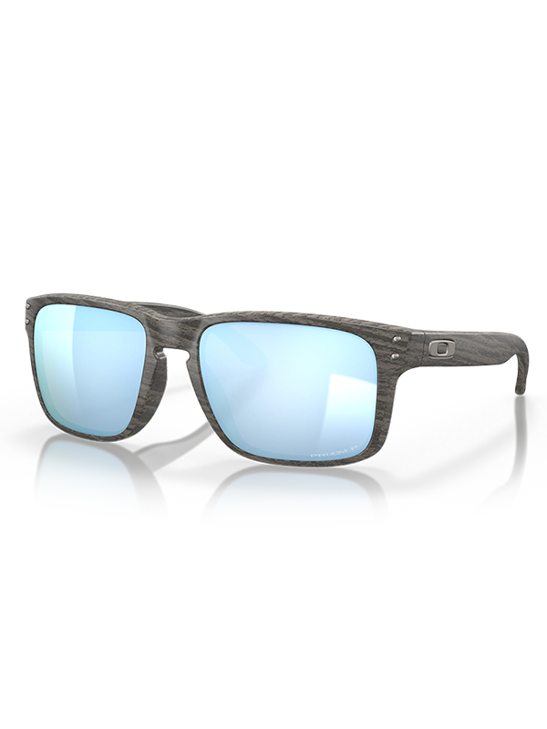 Oakley Holbrook - Woodgrain Frame with Prizm Deep Water Polarized Lens