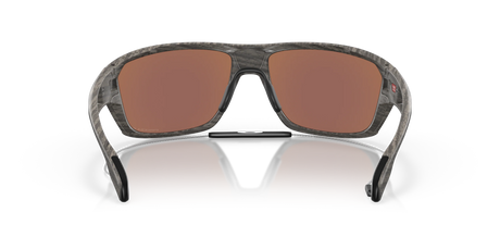 Oakley Split Shot - Woodgrain Frame with Prizm Deep Water Polarized Lens-Sunglasses-troggs.com