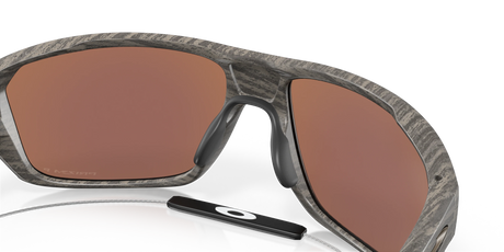 Oakley Split Shot - Woodgrain Frame with Prizm Deep Water Polarized Lens-Sunglasses-troggs.com