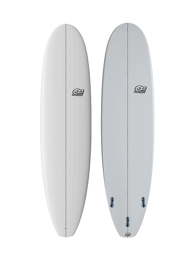 Ocean Magic Mini Mal Surfboard - White