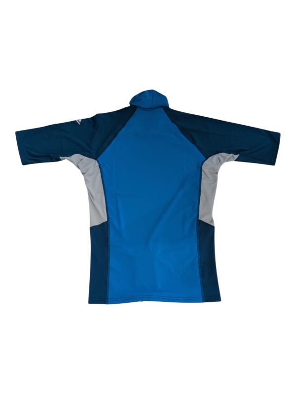 Alder Cruz Adult Short Sleeve Rash Vest - Mid Blue