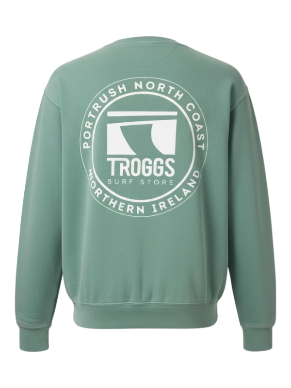 Troggs Independant Washed Sweatshirt - Mint