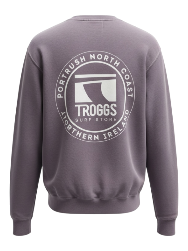 Troggs Independant Washed Sweatshirt - Plumb