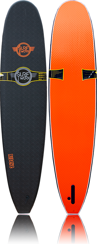 Surfworx Ribeye Mini Mal 9ft Softboard - Black