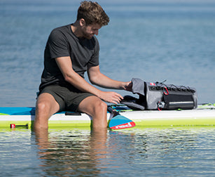 Red Original Waterproof SUP Deck Bag - 22L-Surf Accessories-troggs.com