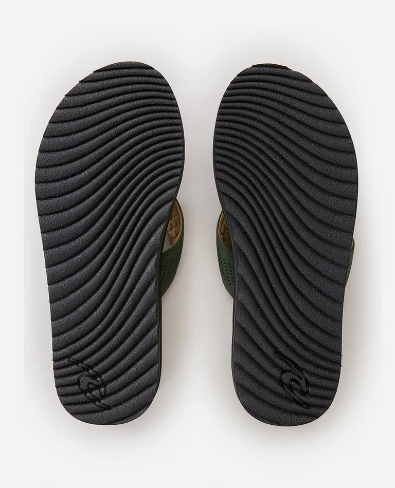 Rip Curl Chiba Flip Flop - Forest Green-Footwear-troggs.com