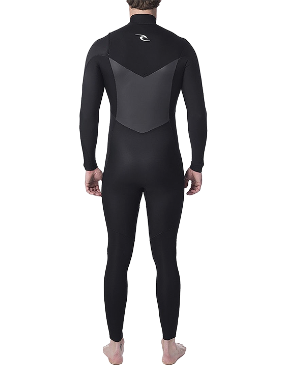 Rip Curl Mens Dawn Patrol Performance 5/3 Chest Zip Wetsuit - Black