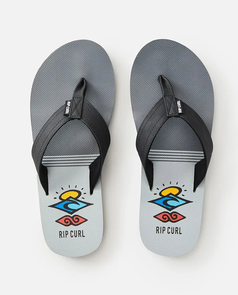 Rip Curl Ripper Flip Flop - Black/Grey-Footwear-troggs.com