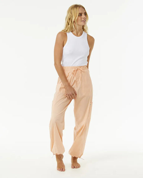 Rip Curl South Bay Cargo Pant - Bright Peach-Womens clothing-troggs.com
