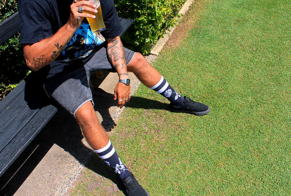 Mennie Brand Bittersweet Crew Socks