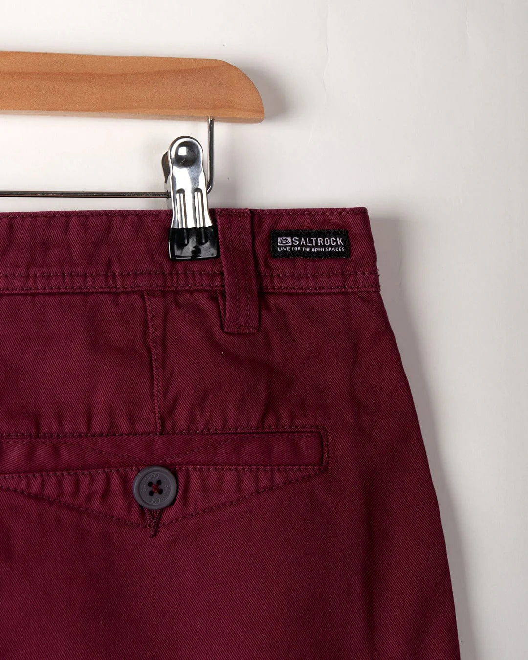 Saltrock Sennen Chino Short - Dark Red
