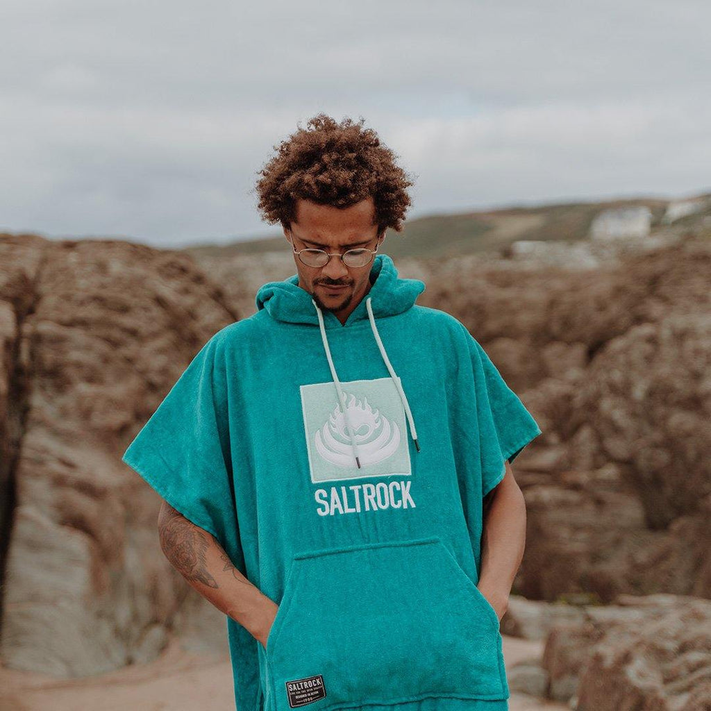 Saltrock Corp Changing Towel - Turquoise-Changing Robe-troggs.com