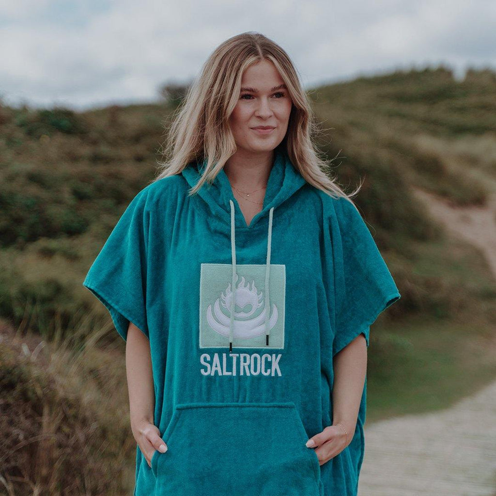 Saltrock Corp Changing Towel - Turquoise-Changing Robe-troggs.com