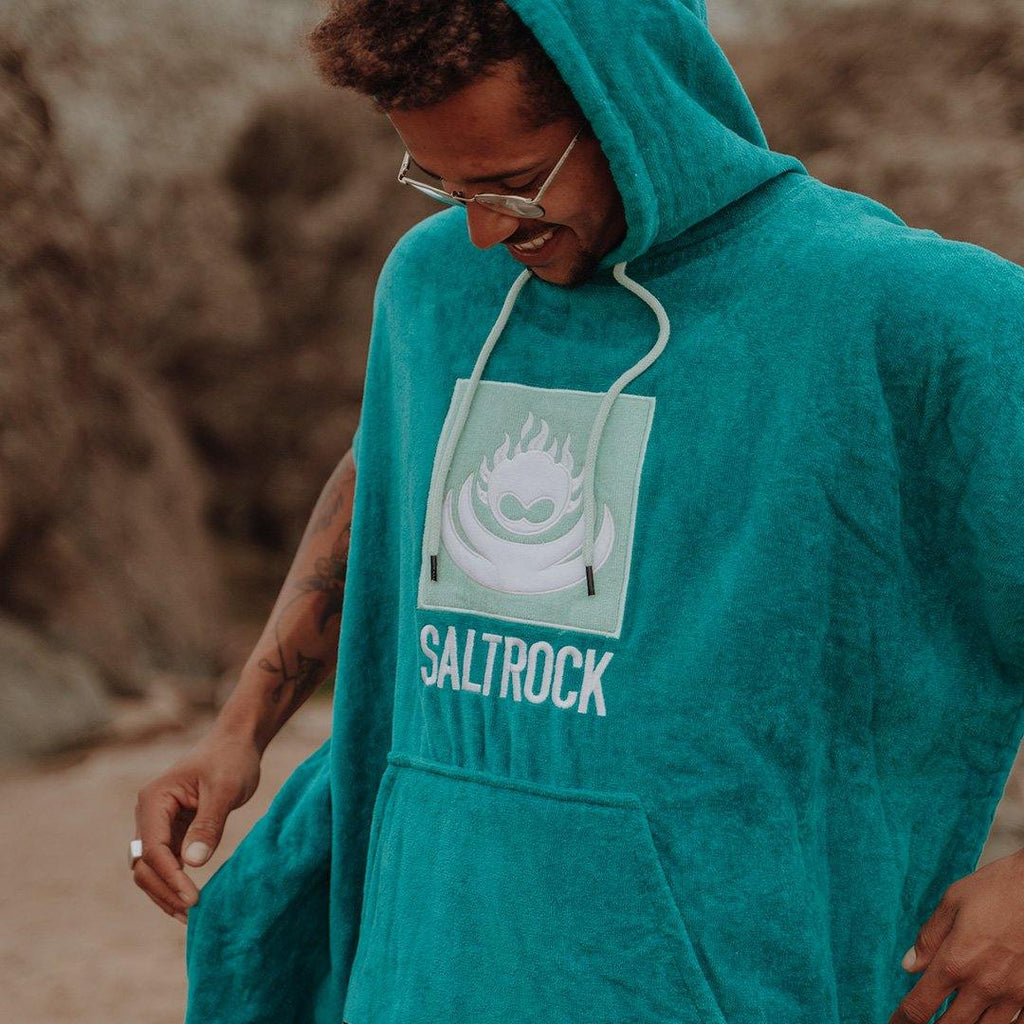Saltrock Corp Changing Towel - Turquoise-Changing Robe-troggs.com