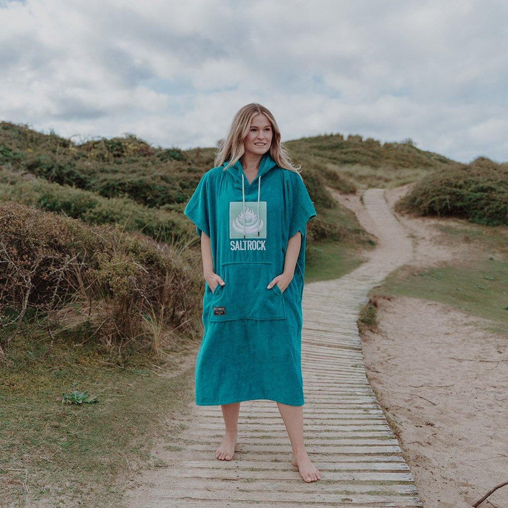 Saltrock Corp Changing Towel - Turquoise-Changing Robe-troggs.com