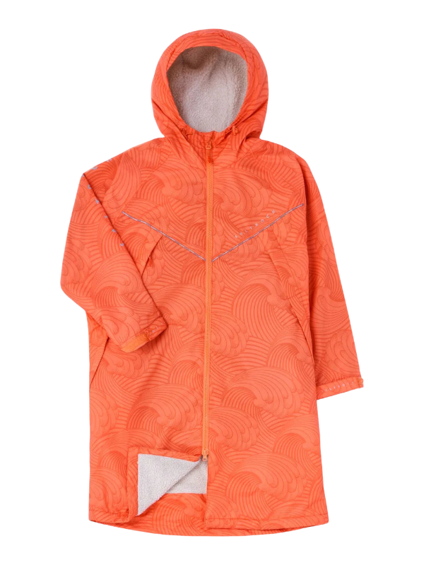 Saltrock Four Seasons Recycled Waves Changing Robe - Light Orange