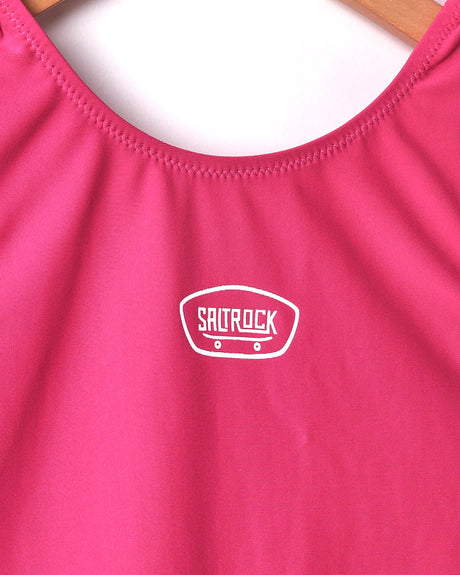 Saltrock Girls Sunny Swimsuit - Dark Pink-Kids Clothing-troggs.com