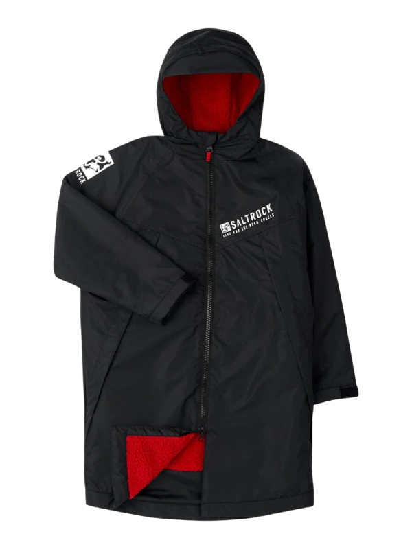 Saltrock Recycled Four Seasons Kids Changing Robe - Black