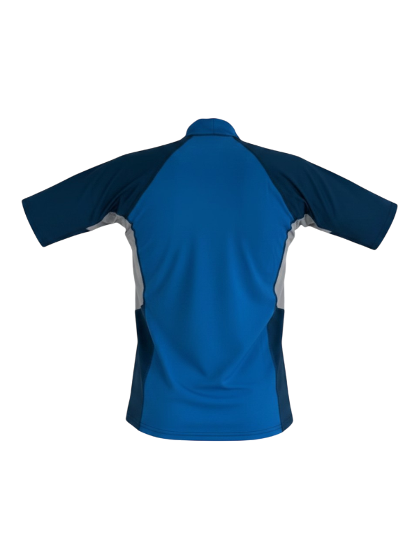 Alder Cruz Adult Short Sleeve Rash Vest - Mid Blue