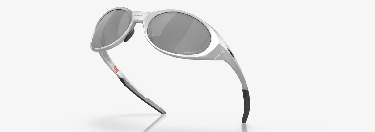 Oakley Eye Jacket Redux - Matte Silver Frame Prizm Black Polarized Lens