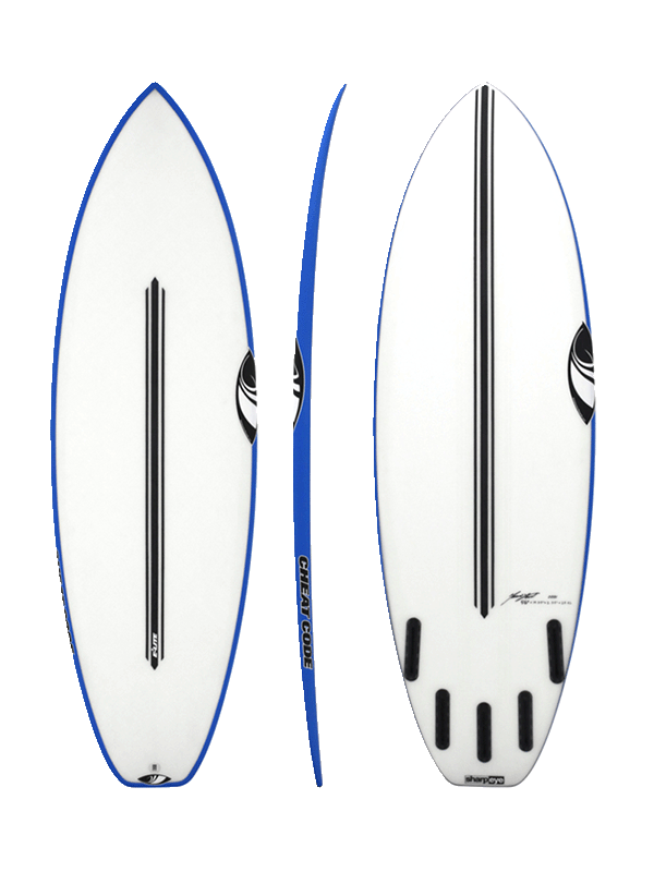 Sharpeye Cheat Code E3Lite Surfboard - Blue