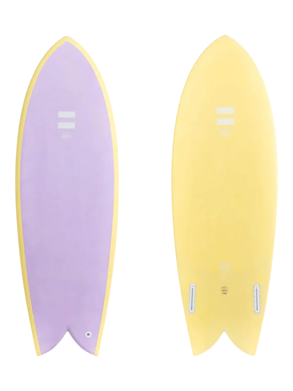 Indio Endurance Dab Fish Surfboard Futures - Cream Lilac