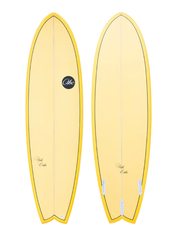 ABC Fishcake Surfboard Futures - Yellow