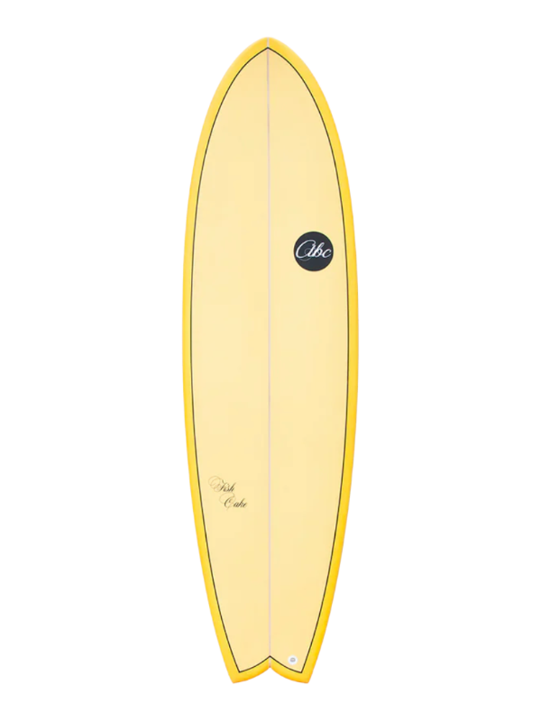 ABC Fishcake Surfboard Futures - Yellow
