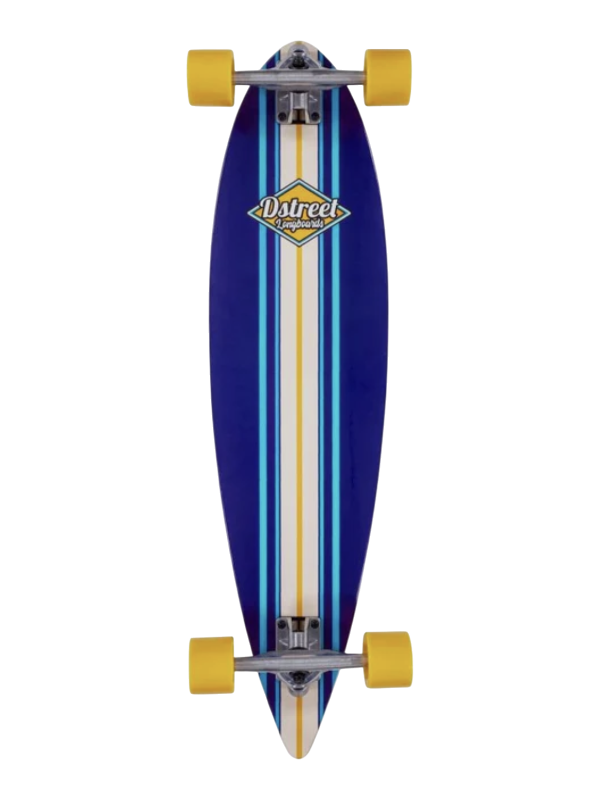 D Street Ocean Pintail Longboard - Blue
