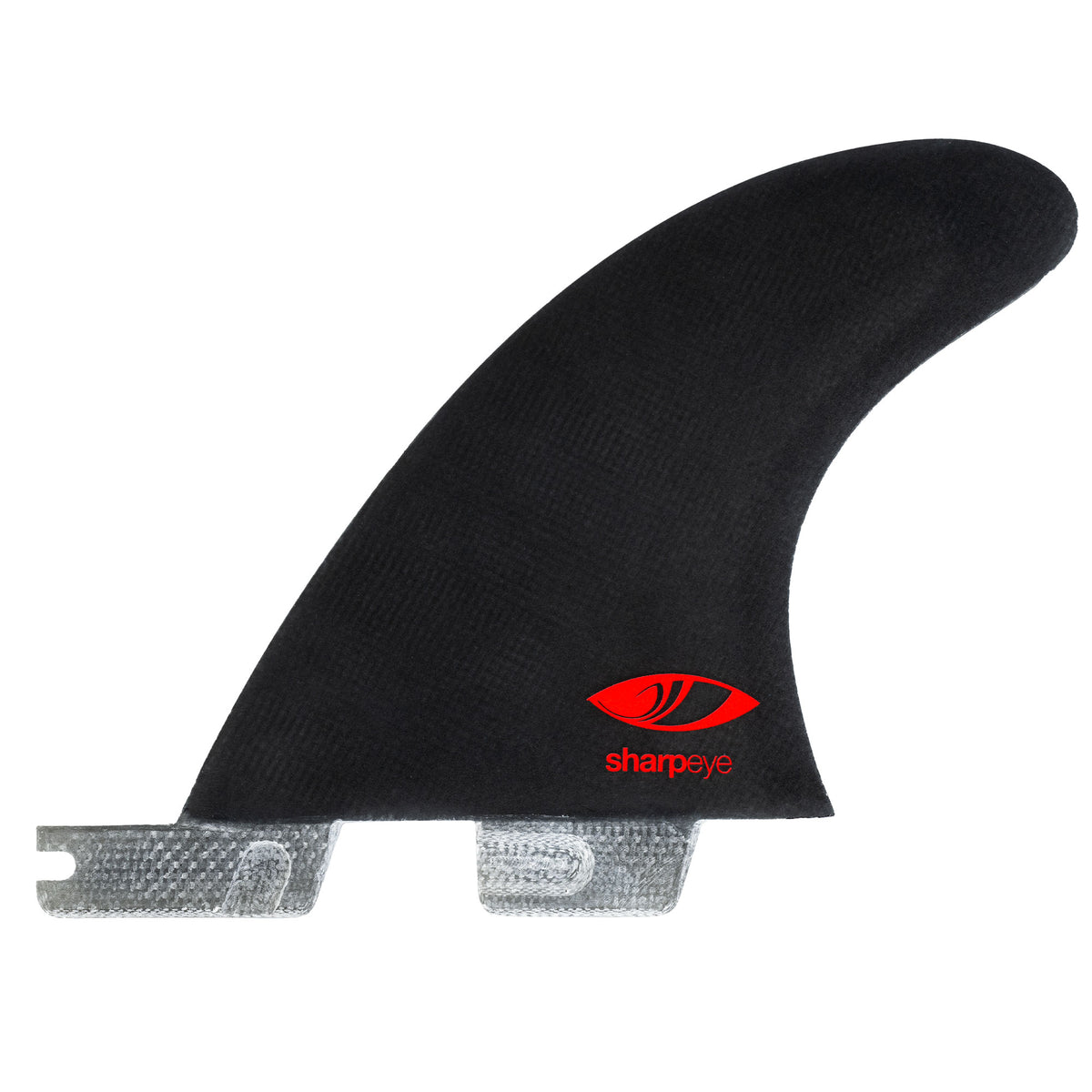 FCS 2 Sharpeye PC Tri-Quad Fins - Black/White