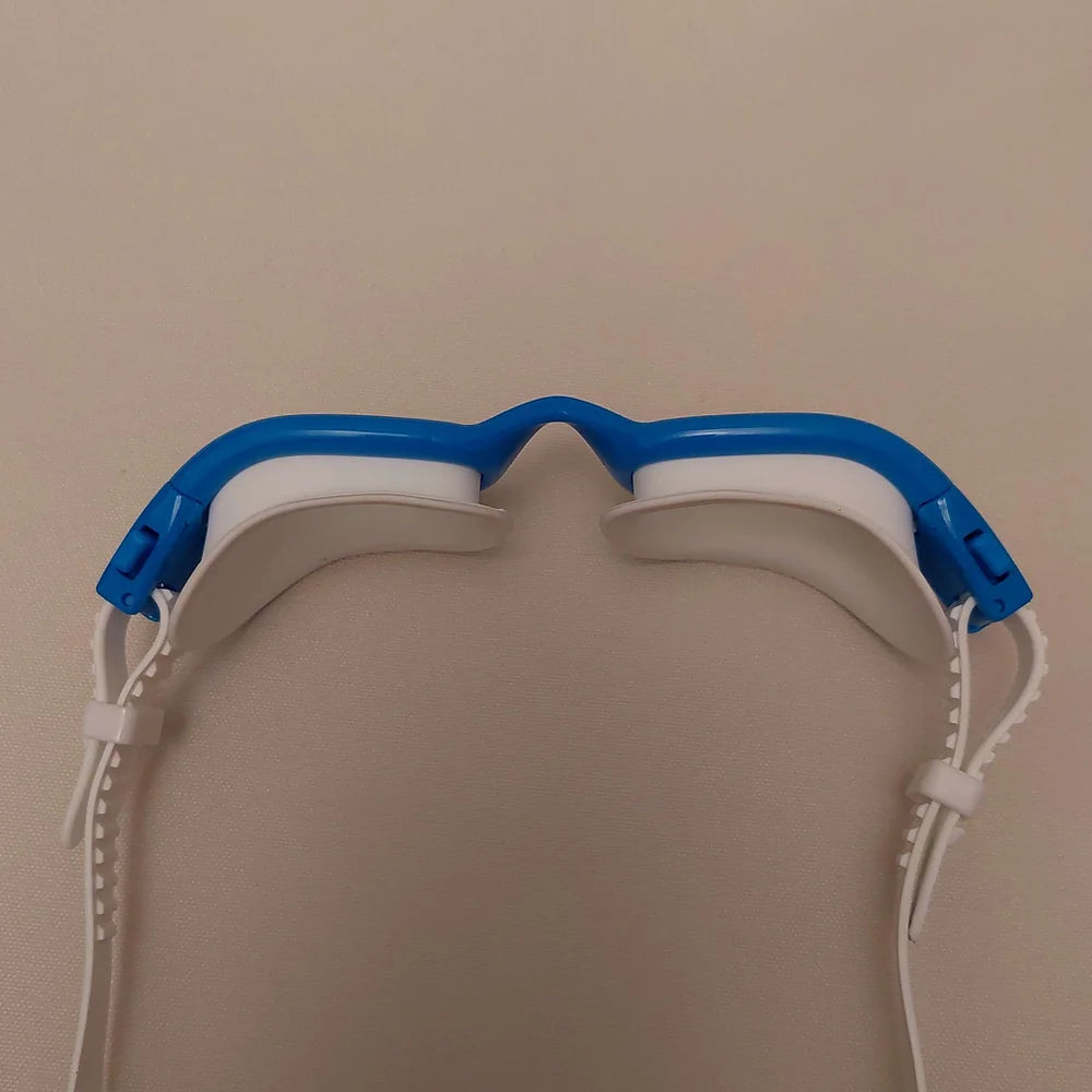 Streamlined Junior Swim Goggles - Blue/White-Swim & Snorkel Accessories-troggs.com