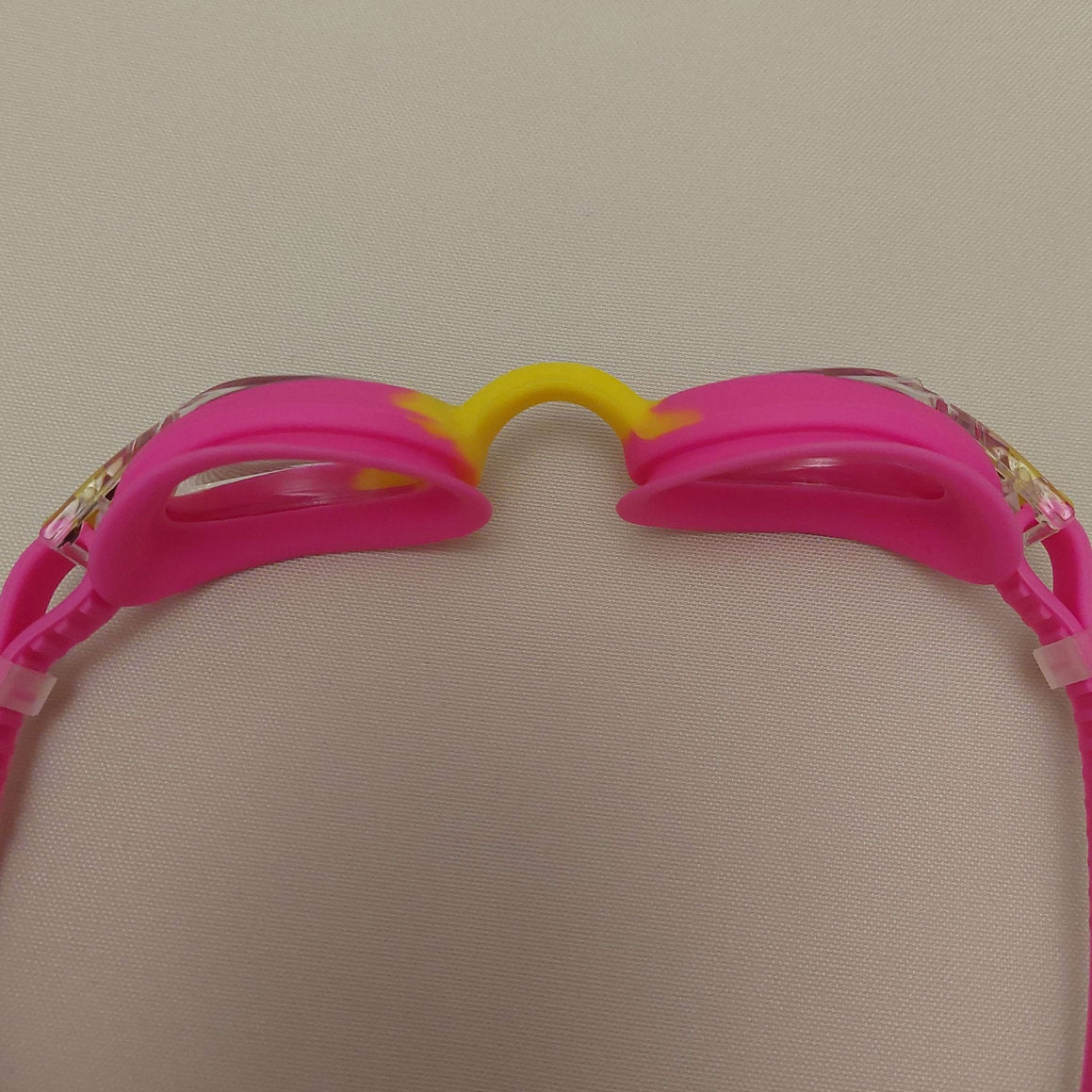 Streamlined Kids Swim Goggles - Pink/Yellow-Swim & Snorkel Accessories-troggs.com