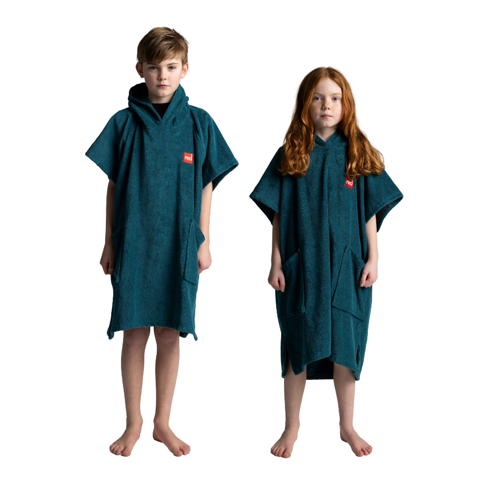 Red Paddle Co Kids Poncho Towel Changing Robe - Deep Teal