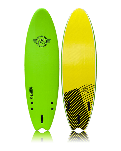 Surfworx Banshee 6ft 06 Hybrid Softboard FCS - Apple